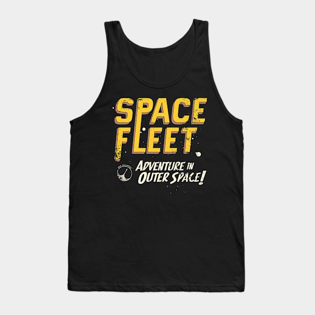 Space Fleet - USS Callister - Black Mirror Tank Top by boostr29